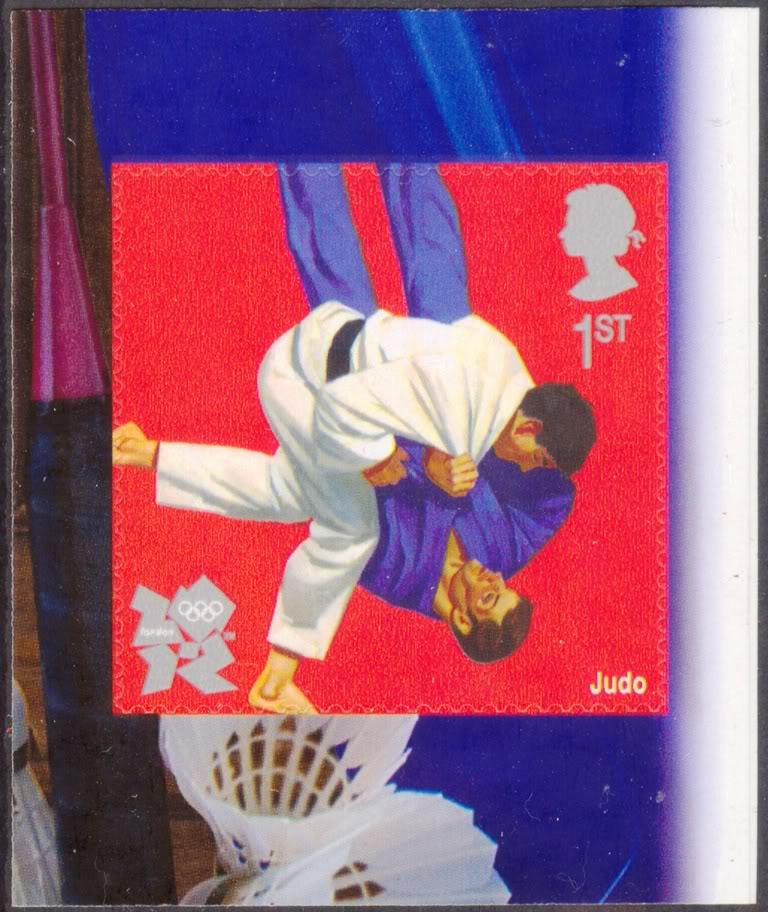 2010 GB - SG3020 Olympics Judo S-Adhesive from PM21 Bklt MNH